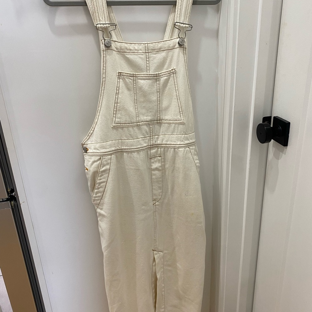 We The Free off white overall skirt jumpsuit